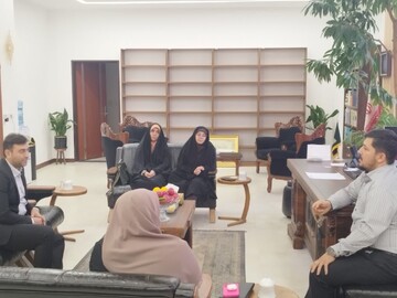 بازدید از کتابخانه امام سجاد قم