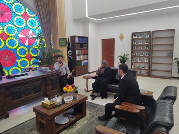 بازدید از کتابخانه امام سجاد قم