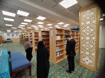 بازدید از کتابخانه امام سجاد قم