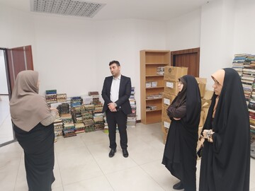 بازدید از کتابخانه امام سجاد قم