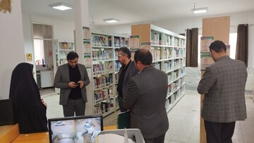 بازدید از کتابخانه ایت الله خامنه ای جعفریه قم