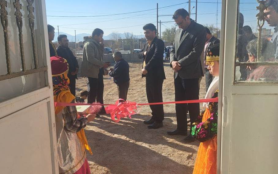 کتابخانه عمومی خیر ساز روستای احمدآباد خارتوران افتتاح شد