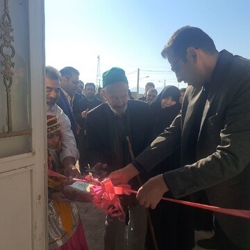 افتتاح کتابخانه خیرساز