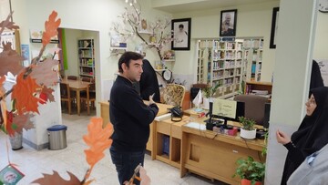 بازدید کتابخانه یادگار امام قم