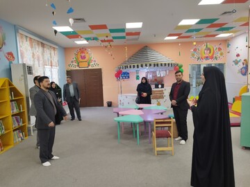 بازدید مدیرعامل دارالعرفان از کتابخانه مرکزی قم