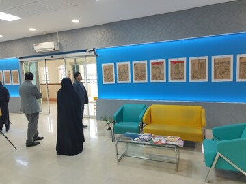 بازدید مدیرعامل دارالعرفان از کتابخانه مرکزی قم