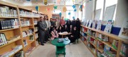 بازدید سرپرست اداره‌کل کتابخانه‌های عمومی استان قم از کتابخانه موقت شهید چمران