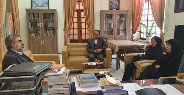 دیدار مدیرکل کتابخانه های عمومی اردبیل با رئیس مرکز اسناد شمالغرب کشور