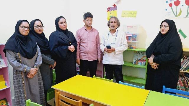 نشست صمیمی احمد اکبرپور در کتابخانه شهید مطهری کهنوج