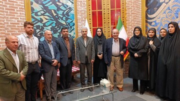 دیدار پروفسور امان الهی از کتابخانه مرکزی