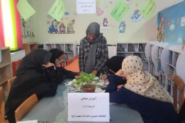 برگزاری اولین کارگاه خیاطی ویژه بانوان در کتابخانه عمومی امامزاده شعیب (ع)