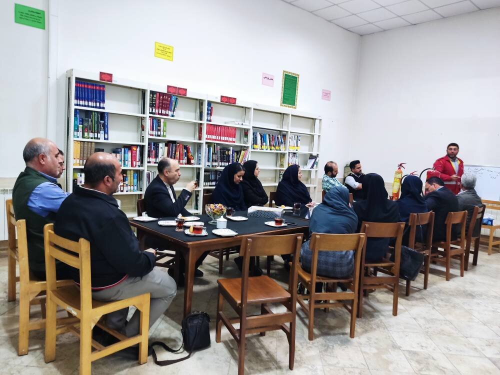 دوره اتش نشانی قزوین 