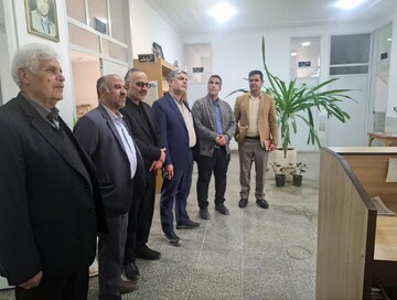 بازدید مدیرکل کتابخانه‌های عمومی استان و شهردار شاهدیه از کتابخانه عمومی شهید سلطانی