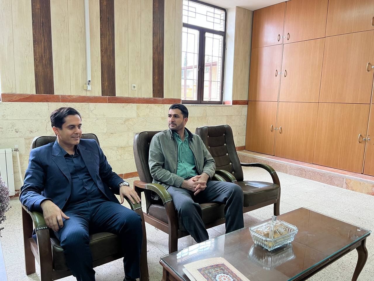 دیدار با بخشدار معلم کلایه