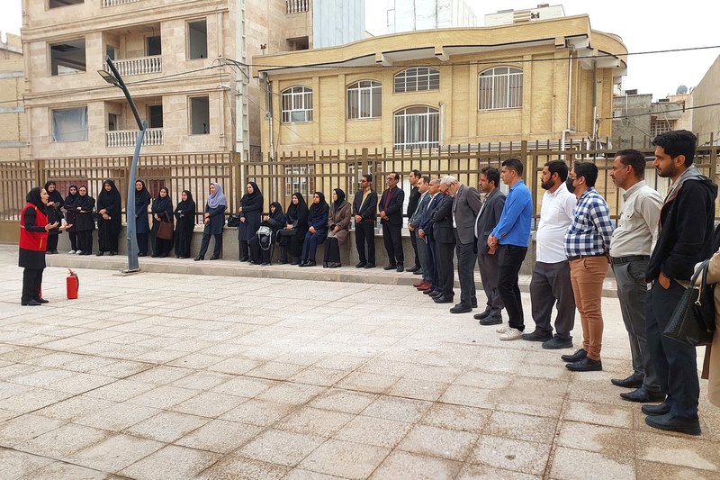 برگزاری دورههای آموزشی اطفای حریق برای کتابداران استان بوشهر