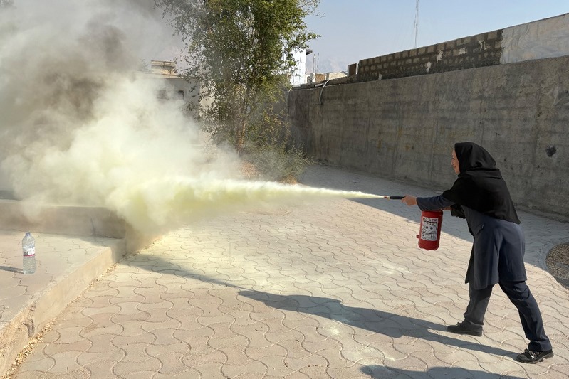 برگزاری دورههای آموزشی اطفای حریق برای کتابداران استان بوشهر