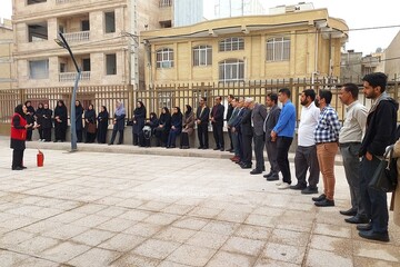 برگزاری دوره‌های آموزشی اطفای حریق برای کتابداران استان بوشهر