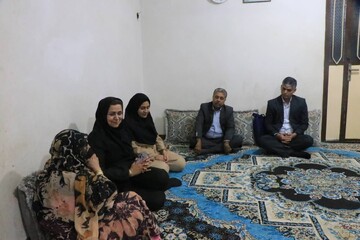 دیدار با خانواده شهید