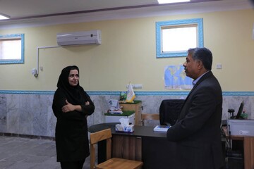 بازدید مدیرکل از کتابخانه های قشم