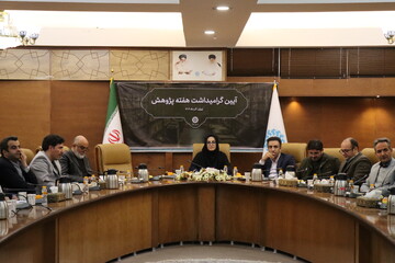 آیین گرامیداشت هفته پژوهش نهاد کتابخانه‌های عمومی کشور