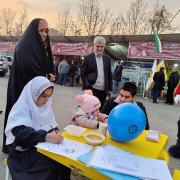 حضور غرفه اداره‌کل کتابخانه‌های عمومی استان البرز در افتتاحیه کنگره ملی ۵۵۸۰ شهید استان