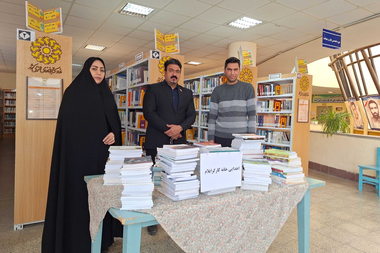 دیدار مدیرکل کتابخانه‌های عمومی استان ایلام با سرپرست اجرایی خانه کارگر استان