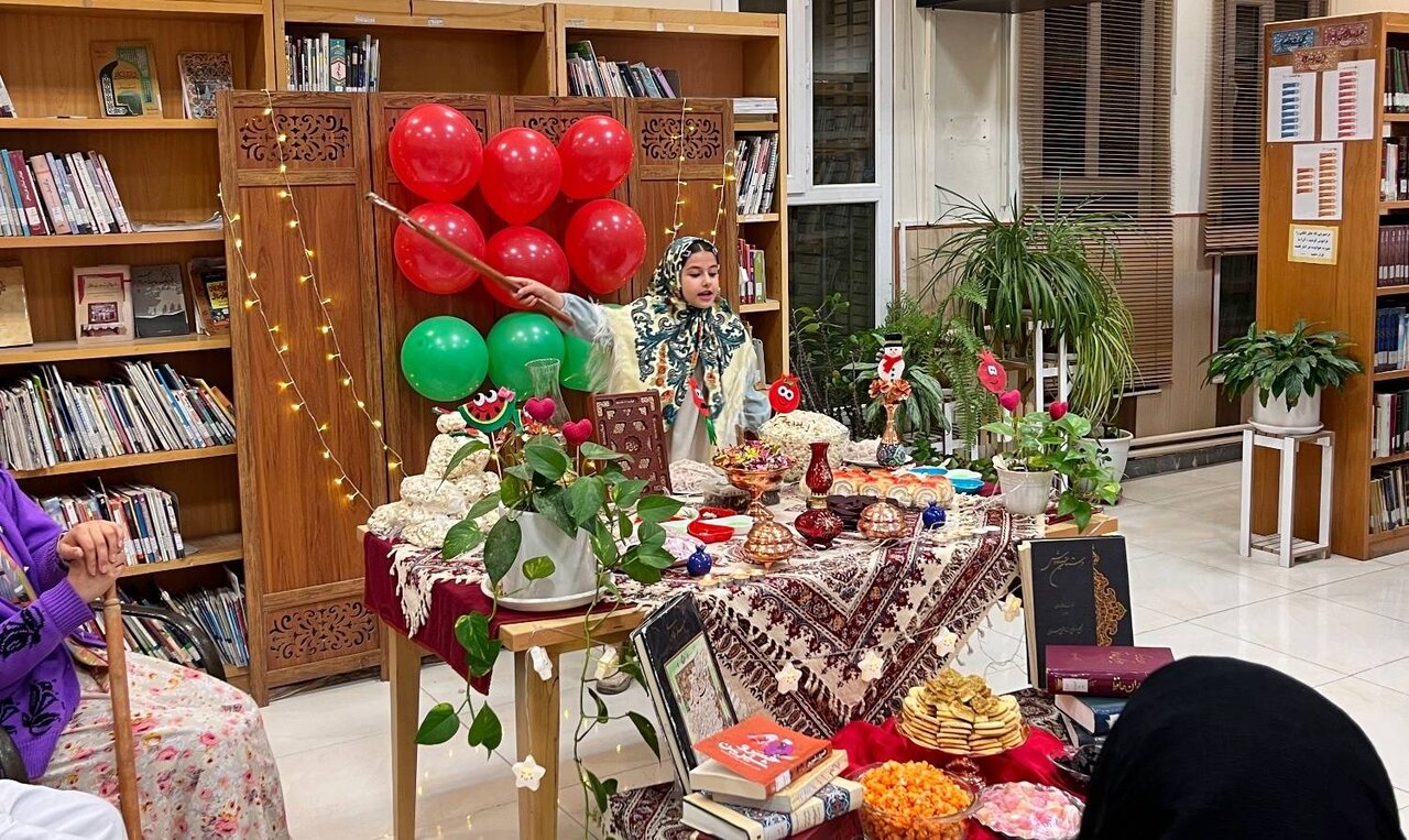 برگزاری ویژه برنامه یلدا در کتابخانه عمومی وحدت شهرستان ابهر