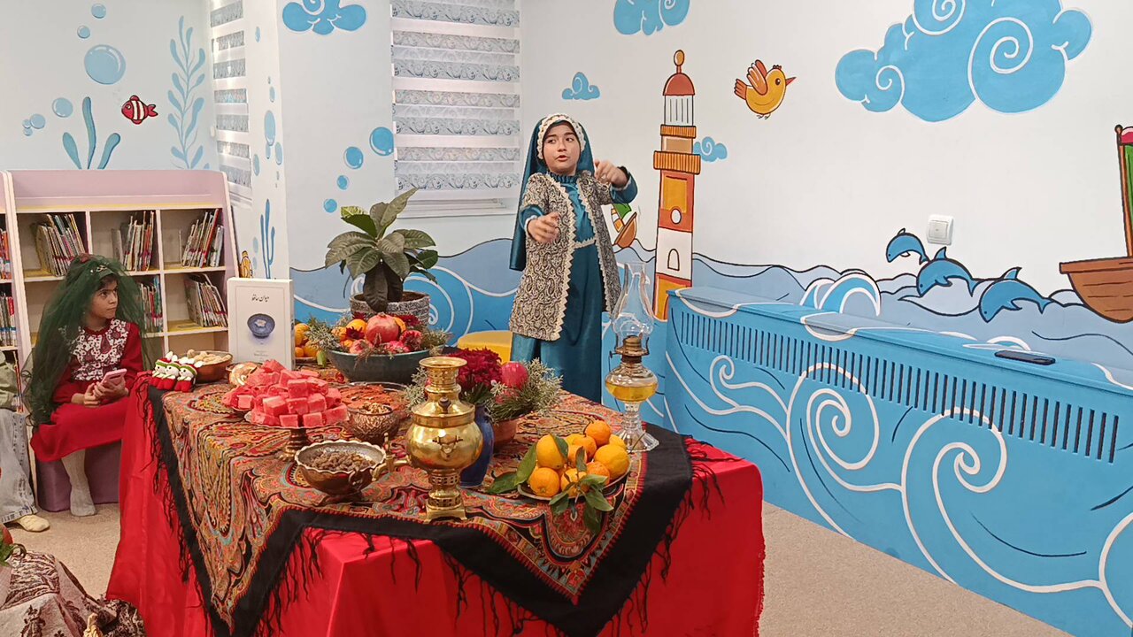 یلدای فرهنگی در کتابخانه عمومی کوثر خرمدره برگزار شد