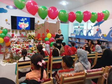 یلدا با قصه  و بازی در کتابخانه عمومی شهدای شاهدیه یزد