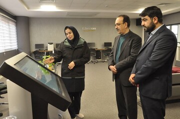 بازدید رئیس بنیاد نخبگان استان گیلان از کتابخانه مرکزی رشت