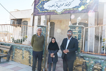 بازدید مدیرکل کتابخانه های عمومی فارس از کتابخانه های مهر