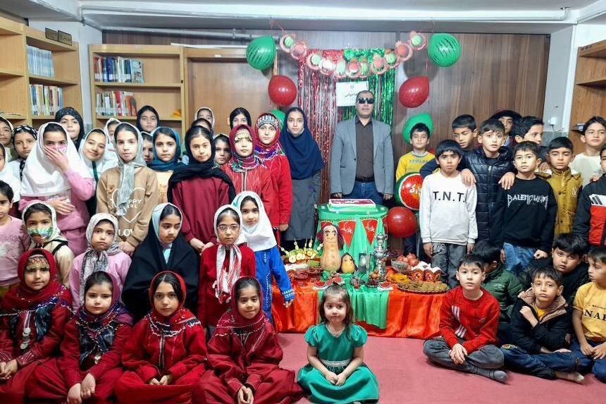 یلداخوانی در کتابخانههای عمومی گلستان