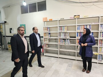 بازدید از کتابخانه دبیرسیاقی شهر محمدیه