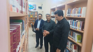 بازدی فرماندار لالی از کتابخانه‌های عمومی شهرستان