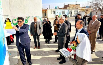 نواخته شدن زنگ سواد در فدافن شهرستان کاشمر