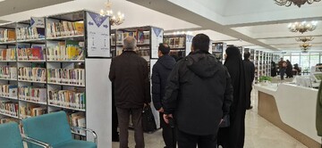 بازدید کتابداران کانون های فرهنگی هنری مساجد تهران از کتابخانه مرکزی پارک شهر تهران