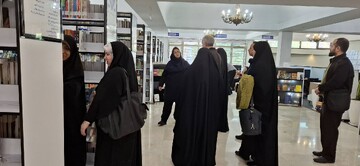 بازدید کتابداران کانون های فرهنگی هنری مساجد تهران از کتابخانه مرکزی پارک شهر تهران