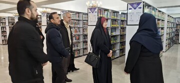 بازدید کتابداران کانون های فرهنگی هنری مساجد تهران از کتابخانه مرکزی پارک شهر تهران