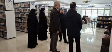 بازدید کتابداران کانون های فرهنگی هنری مساجد تهران از کتابخانه مرکزی پارک شهر تهران