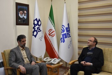 جلسه مشترک میان مدیران کل کتابخانه های عمویم و صداوسیمای آذربایجان شرقی