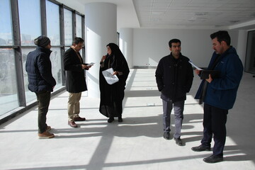 مدیرکل توسعه کتابخانه‌های نهاد از پروژه کتابخانه مرکزی اراک