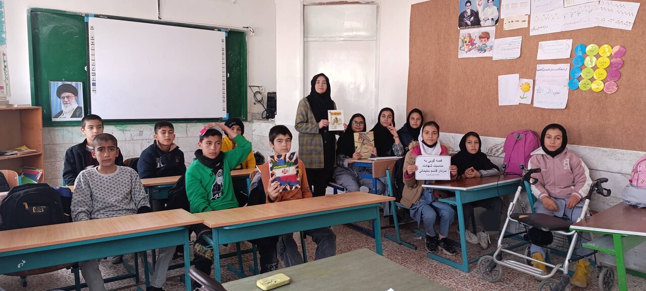 ترویج فرهنگ ایثار و پاسداشت مقام پدر در آموزشگاه نرجس روستای تازهقلعه