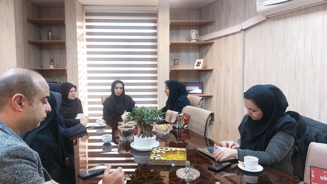 دیدار مدیرکل کتابخانه های با مدیرکل بهزیستی