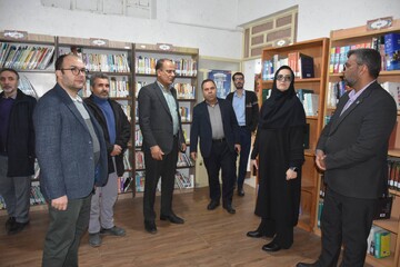 بازدید از کتابخانه‌های عمومی محقق‌العلما و امام علی (ع) در استهبان
