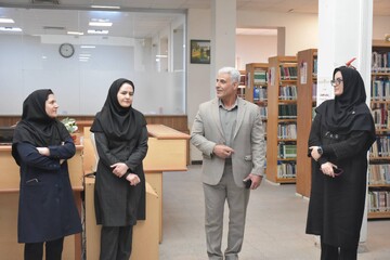 بازدید از کتابخانه‌های زنده‌یاد محمدحسن رجبی، کوثر نور و احمد نی‌ریزی در شهر نی‌ریز