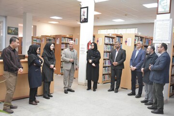 بازدید از کتابخانه‌های زنده‌یاد محمدحسن رجبی، کوثر نور و احمد نی‌ریزی در شهر نی‌ریز
