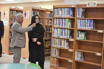بازدید از کتابخانه‌های زنده‌یاد محمدحسن رجبی، کوثر نور و احمد نی‌ریزی در شهر نی‌ریز