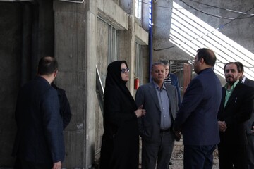 بازدید از پروژه کتابخانه‌ای شهرستان سیرجان