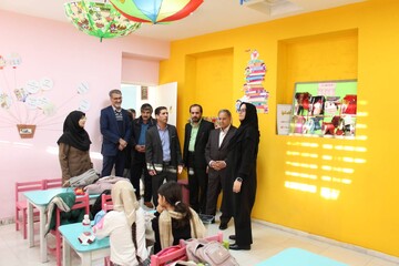 بازدید از کتابخانه شهید صدر در شهرستان بردسیر