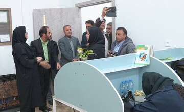 بازدید دبیرکل نهاد از کتابخانه شهید صفاری شهرستان سیرجان